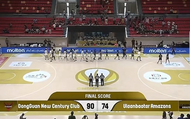 FIBA亚洲女篮联赛-陈明伶18+11 东莞女篮轻取乌兰巴托亚马逊